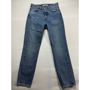 Levi's Women's Distressed Wedgie Skinny Button Fly Denim Jeans - Size 26 (26x27)